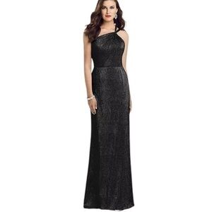 Dessy Collection Dress Vivian Diamond Soho Metallic One Shoulder Gown